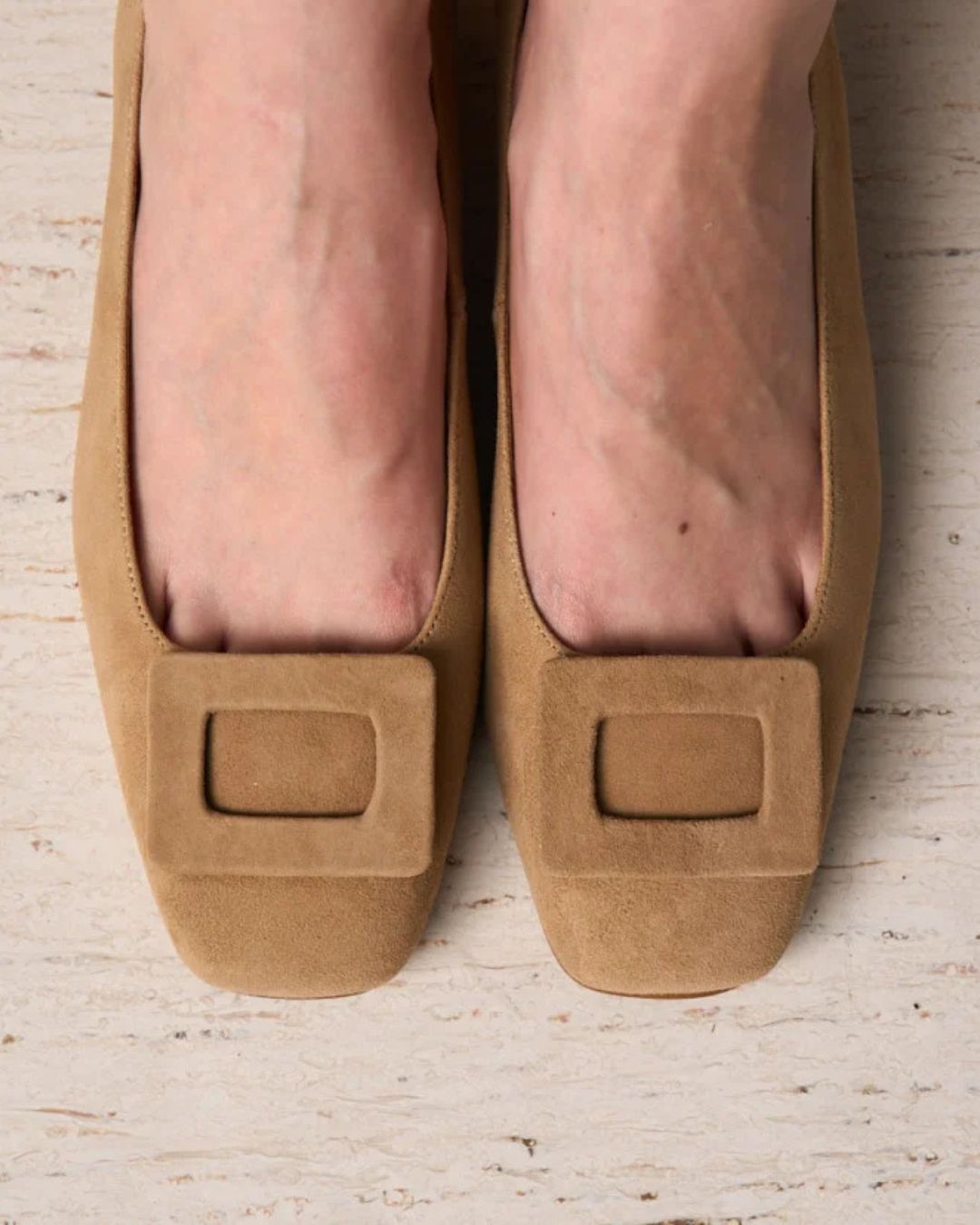 Plain Square Toe Ballet Flats