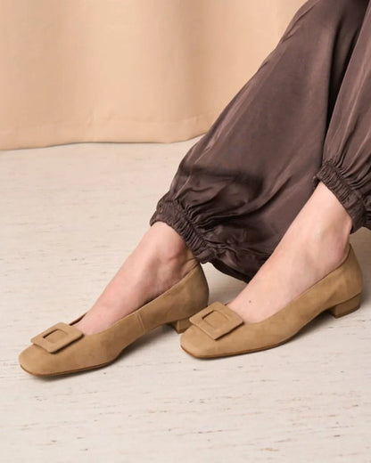 Plain Square Toe Ballet Flats