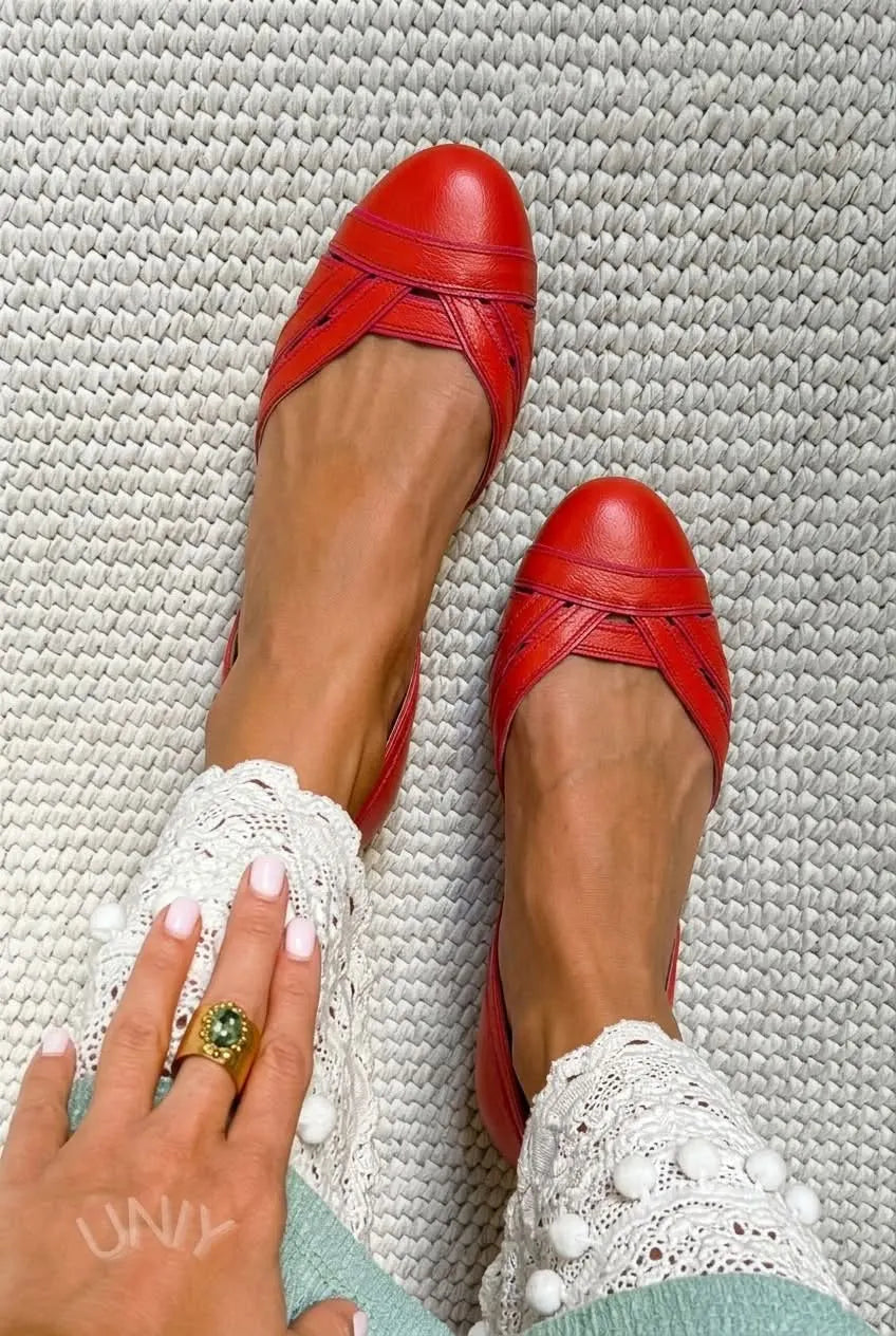 Strappy Crisscross Round Toe Flat Casual Flats